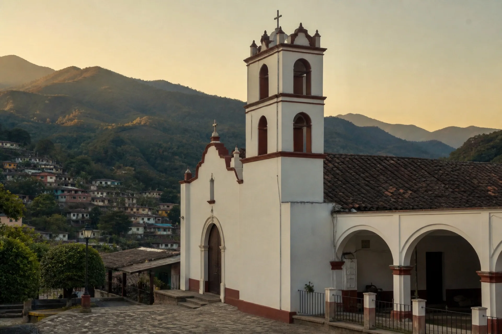 Templo de Santiago Apóstol en Zozocolco de Hidalgo.