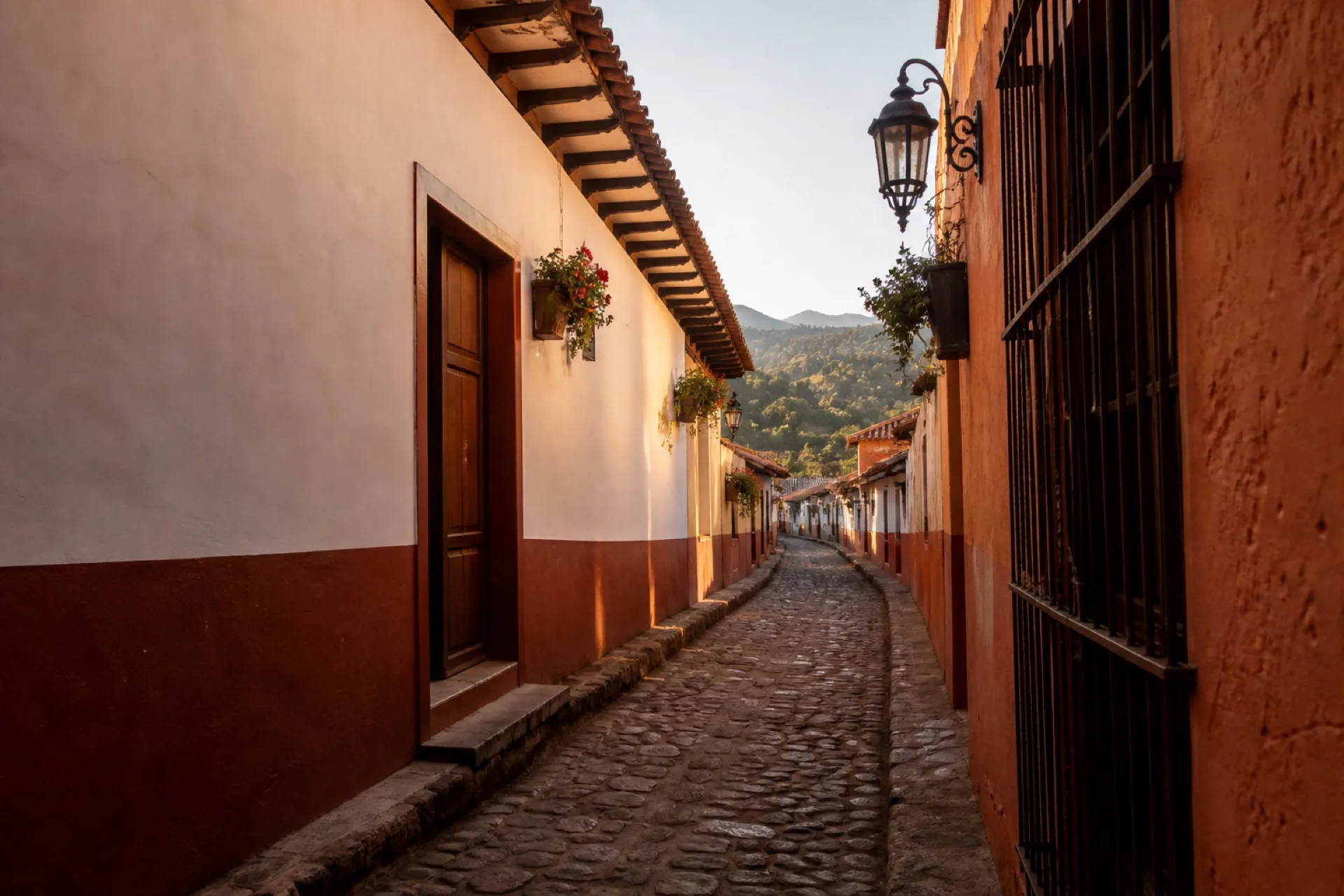 Callejón del Cañón en el centro histórico de Coscomatepec.