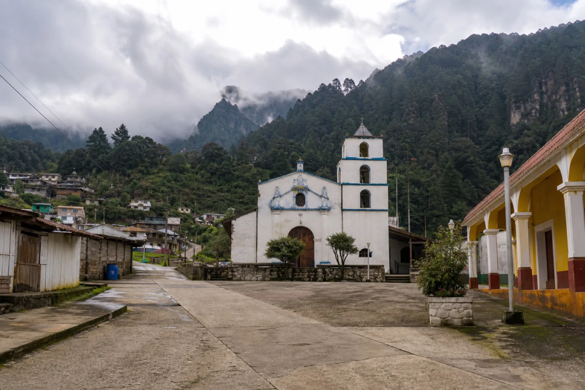 Cabecera de Tehuipango en alta sierra, Veracruz.