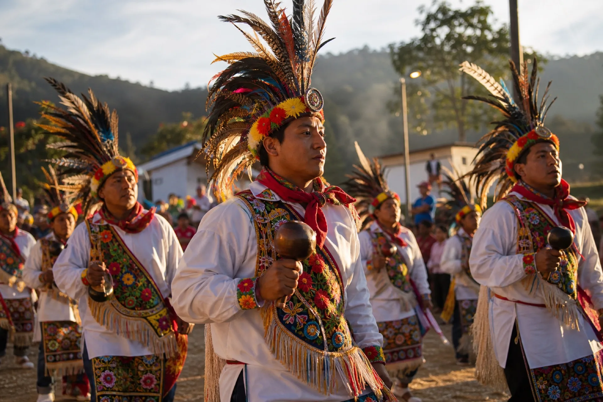 Fiesta de San Mateo en Coxquihui, feria del pueblo.