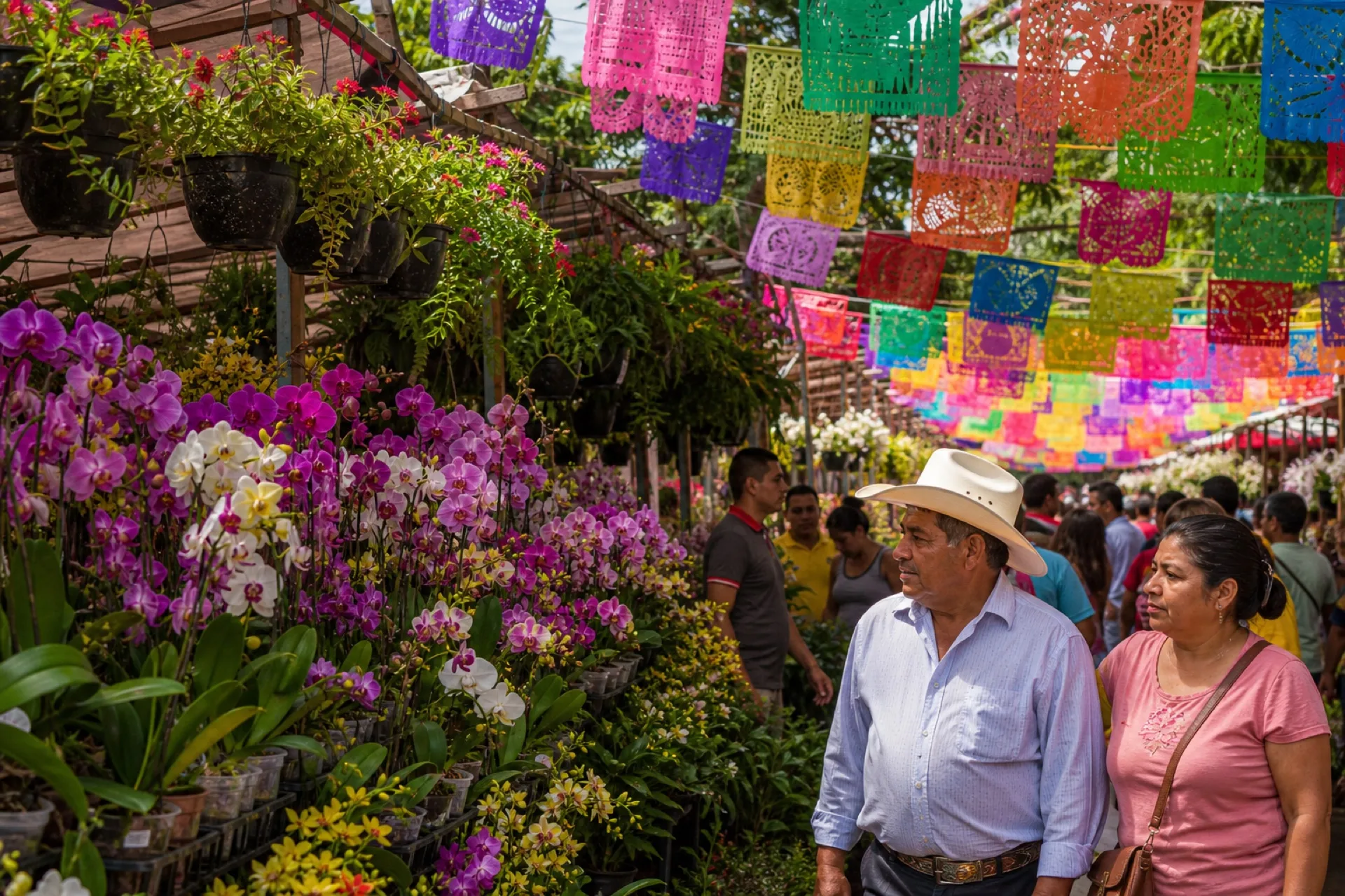 Feria de las Flores en Fortín de las Flores.