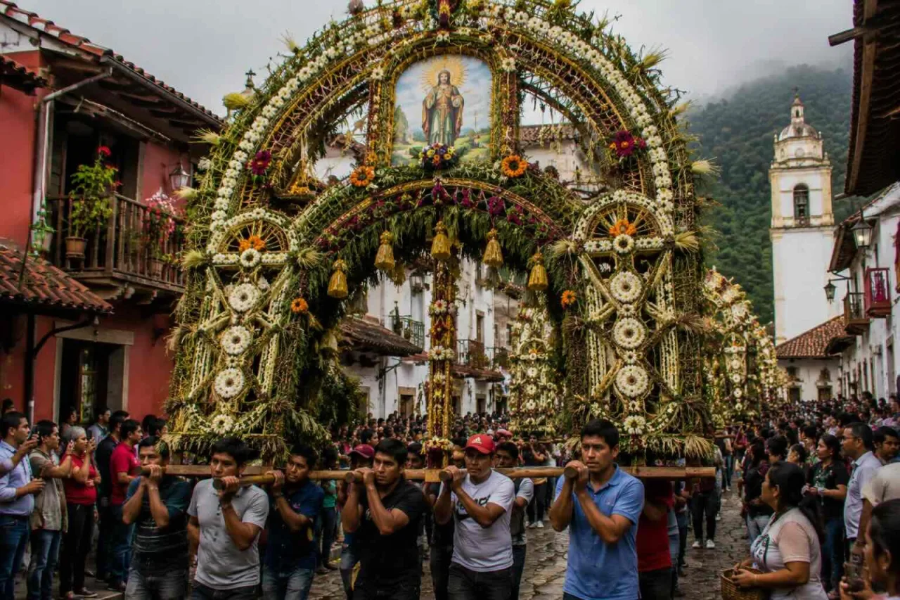 Fiesta de San Jerónimo en Coatepec.