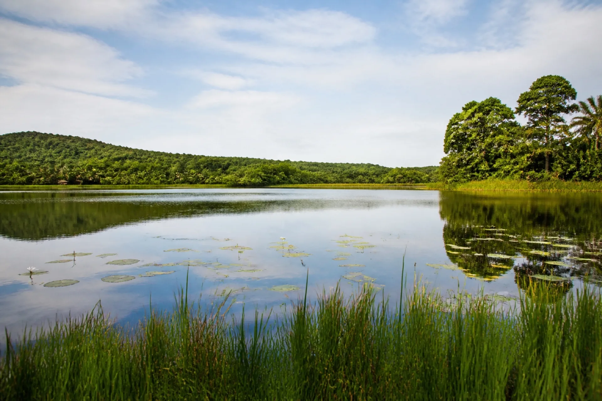 Laguna María Lizamba cerca de Tierra Blanca.