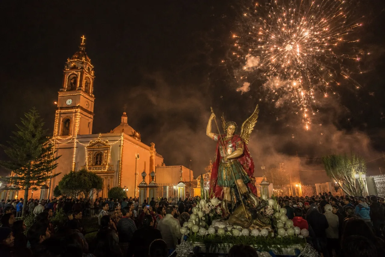 Fiesta de San Miguel Arcángel en Perote.