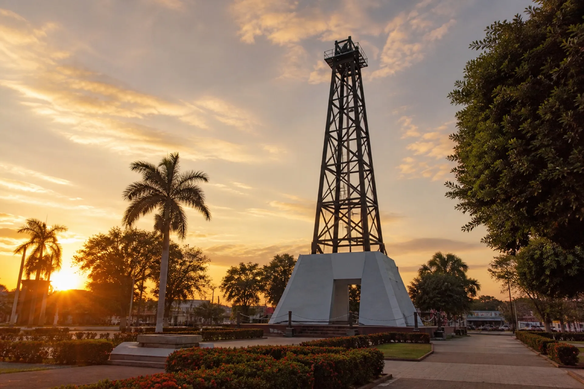 Pozo 1, vestigio petrolero conservado en Poza Rica.