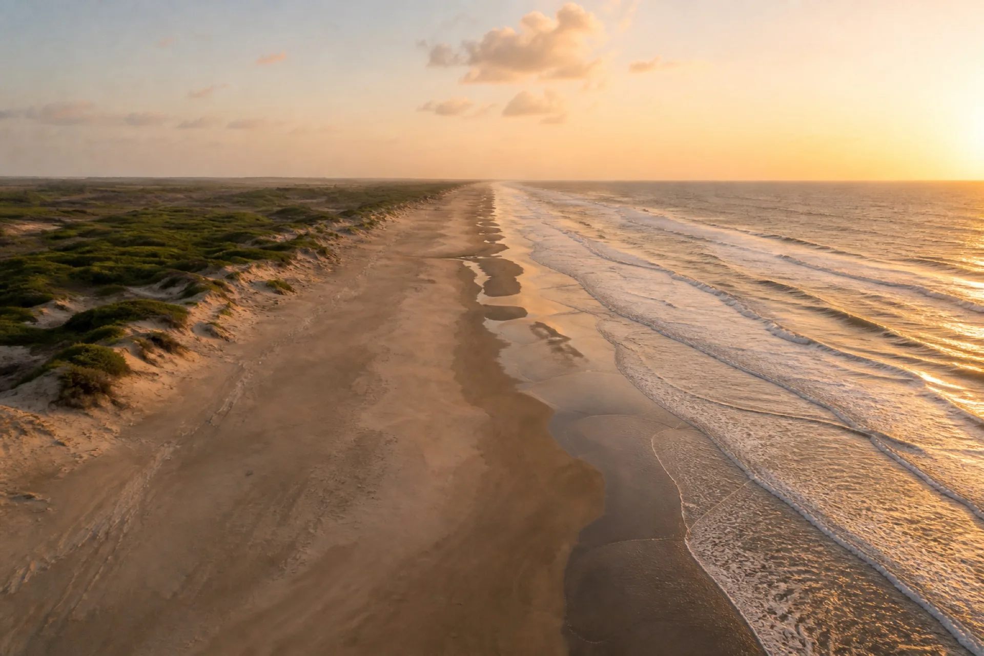 Santuario Playas del Totonacapan, duna y oleaje protegido.