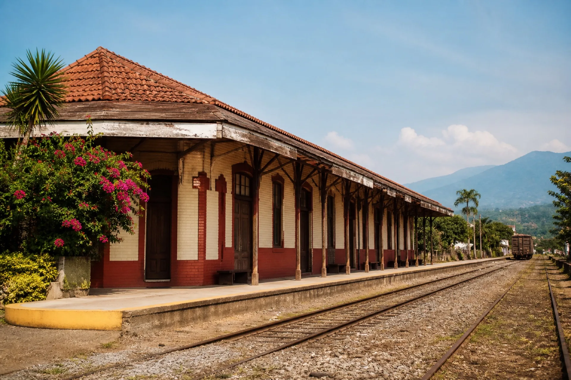Estación ferroviaria histórica de Fortín de las Flores.