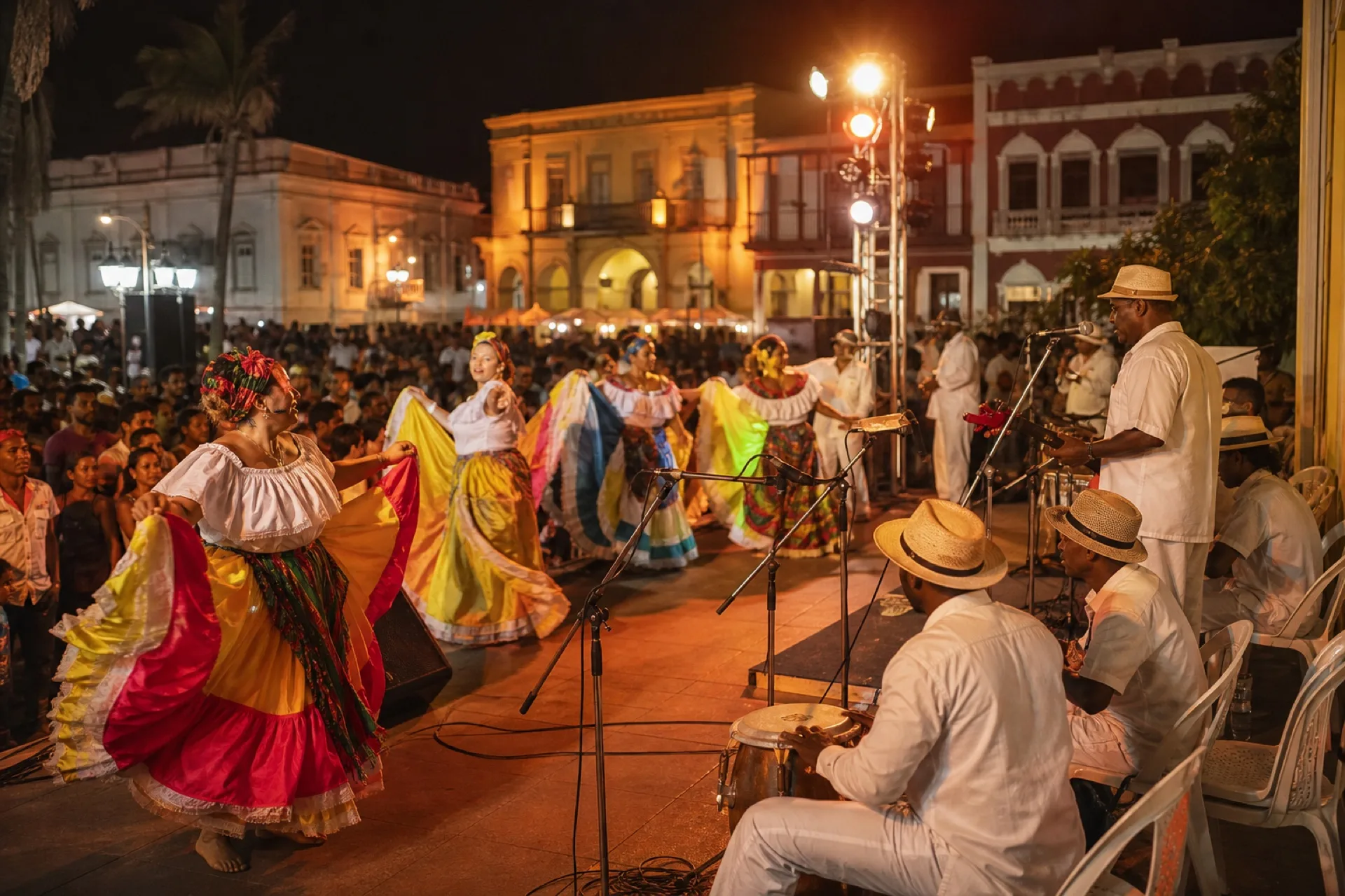 Afro-Yanga Fest en la plaza de Yanga.