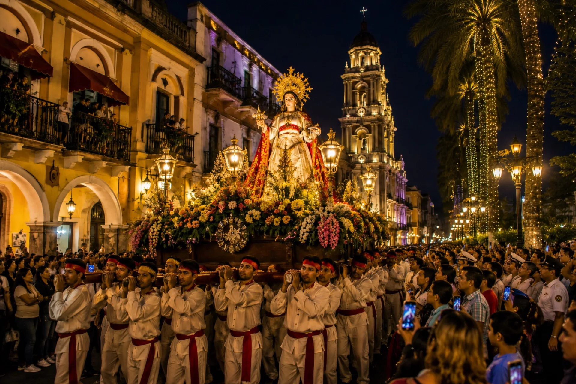 Procesión de Semana Santa en Córdoba.