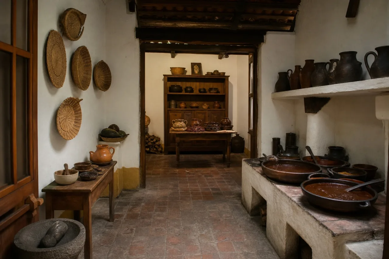 Cocina del Museo del Mole Xiqueño.